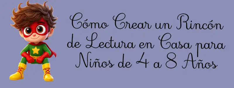 Cómo Crear un Rincón de Lectura en Casa para Niños de 4 a 8 Años
