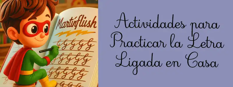 Actividades para Practicar la Letra Ligada en Casa