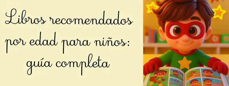 Libros recomendados por edad para niños