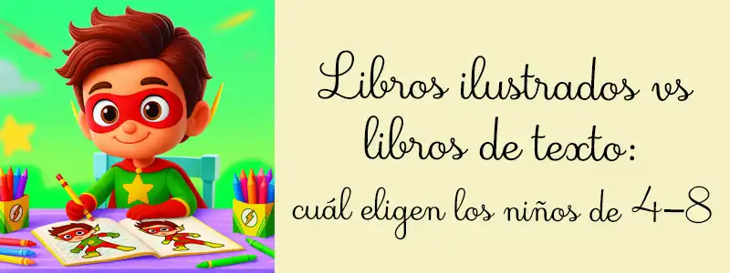 Libros ilustrados vs libros de texto